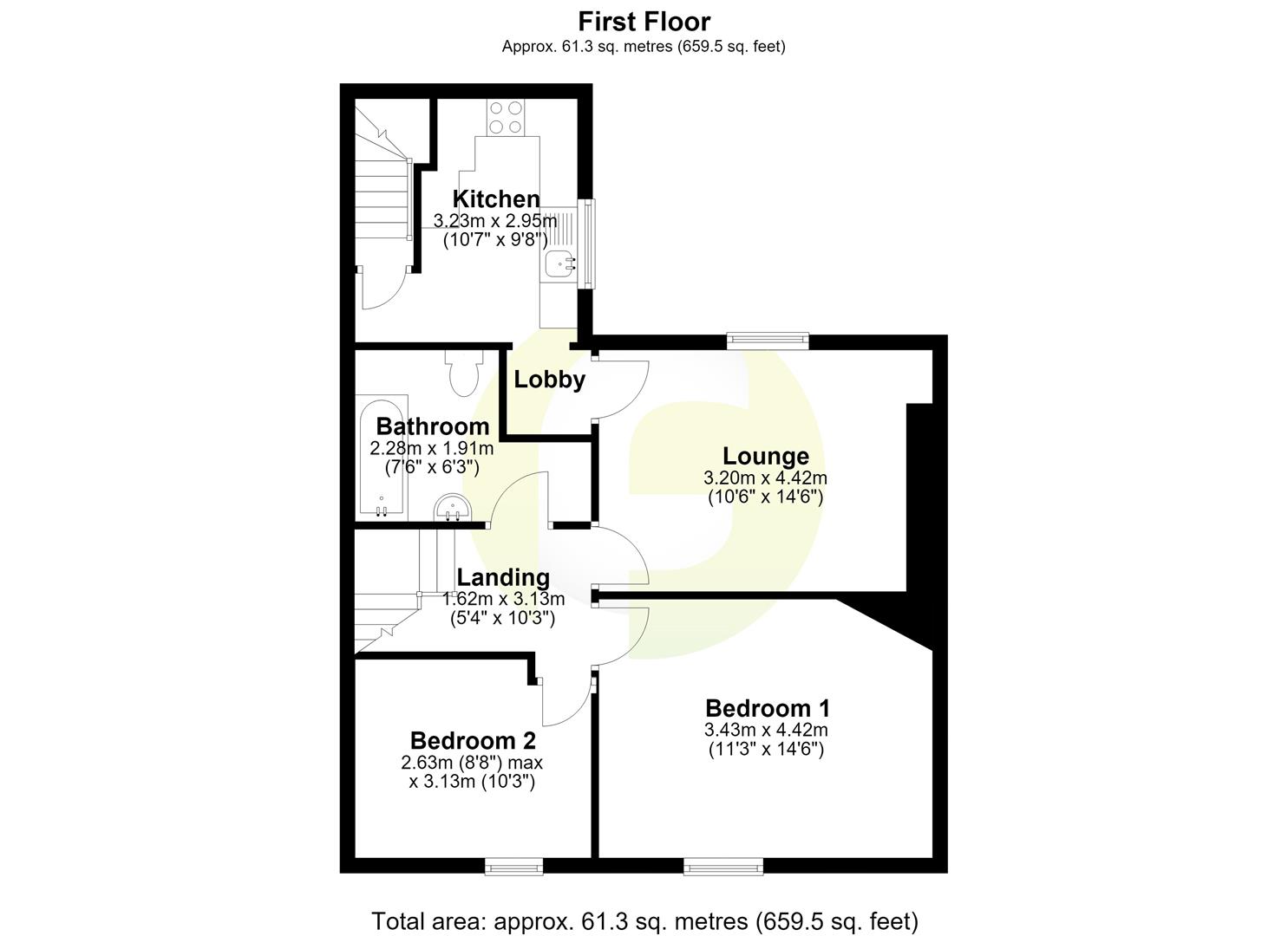 Floorplan.Collingwood View, North Shields